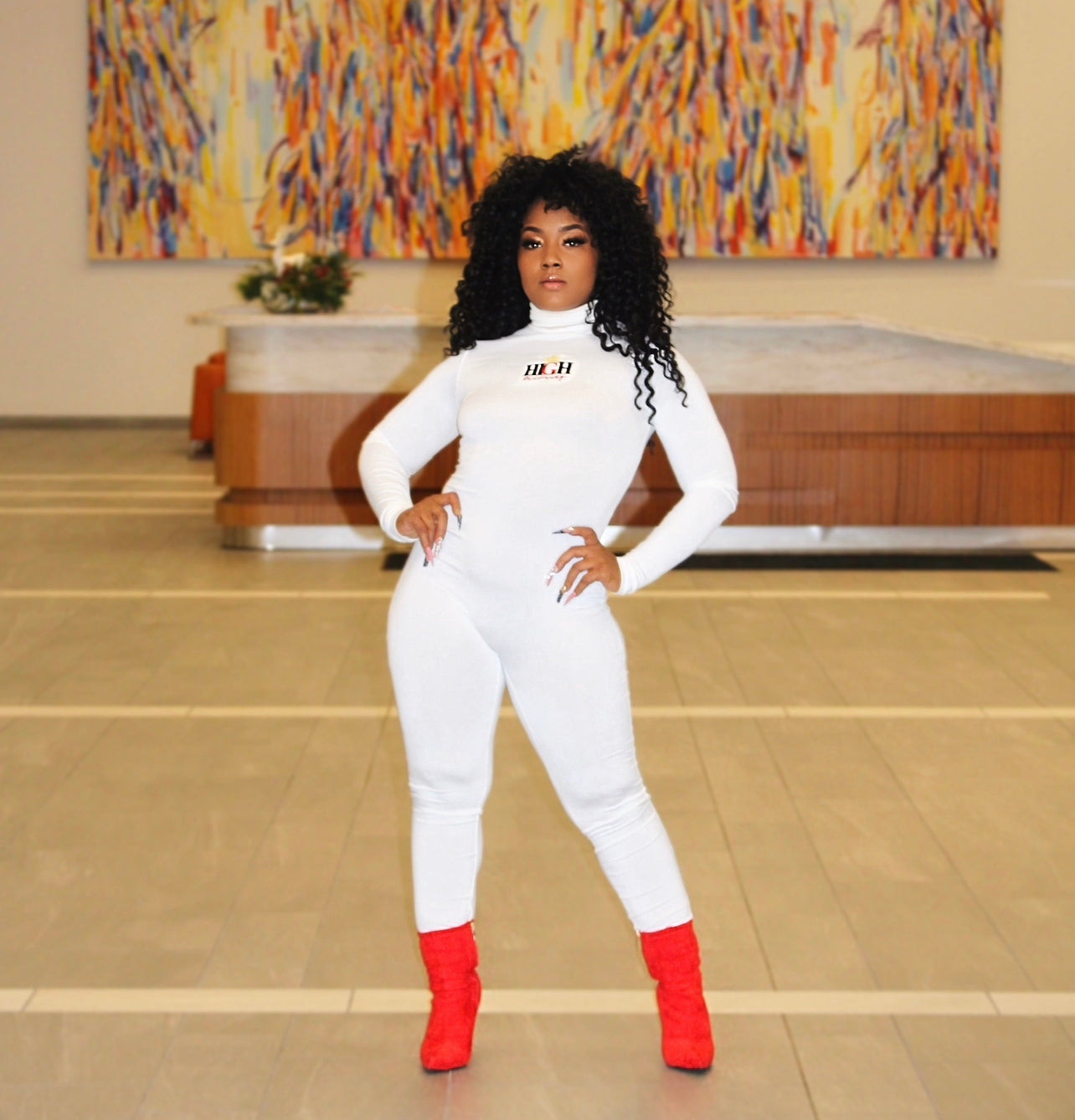 Jayde Jumpsuit White