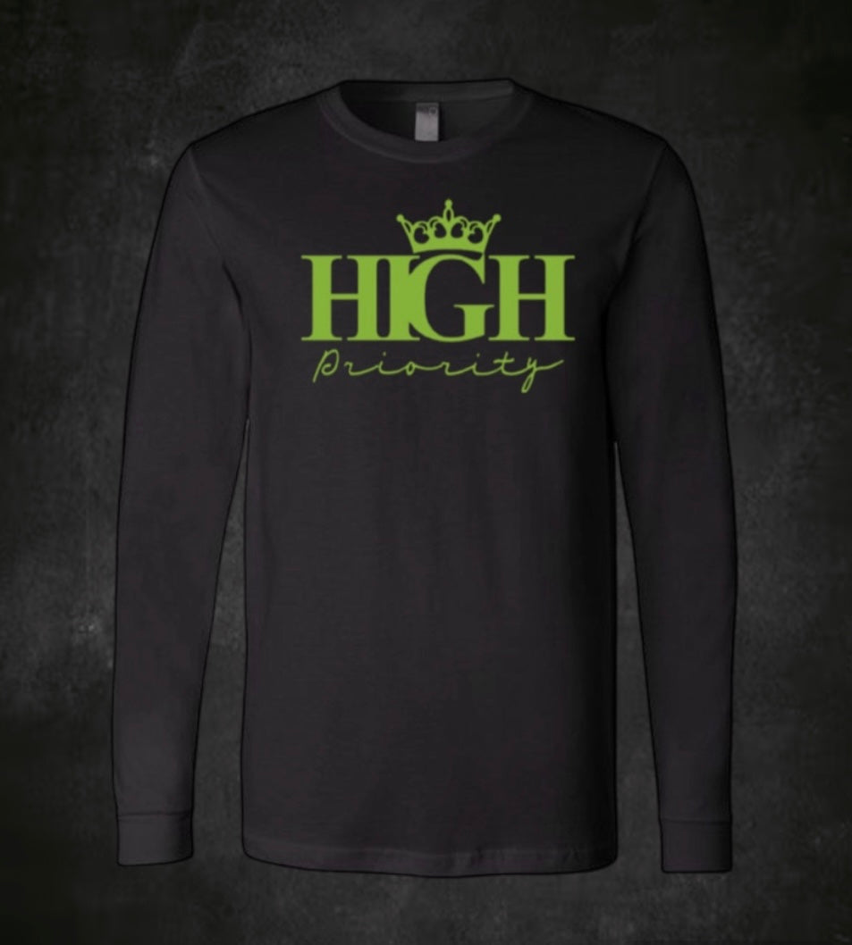 Black Long Sleeve Lime