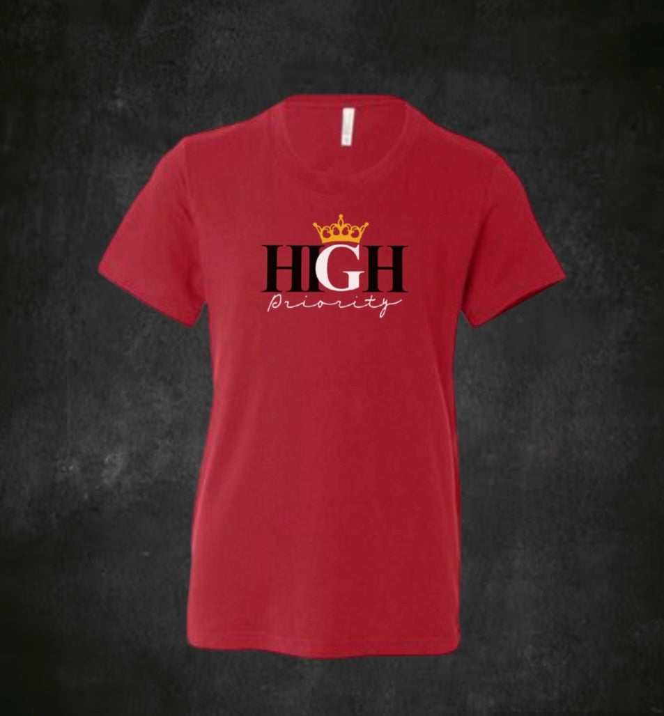 Kid Signature Tee-Red