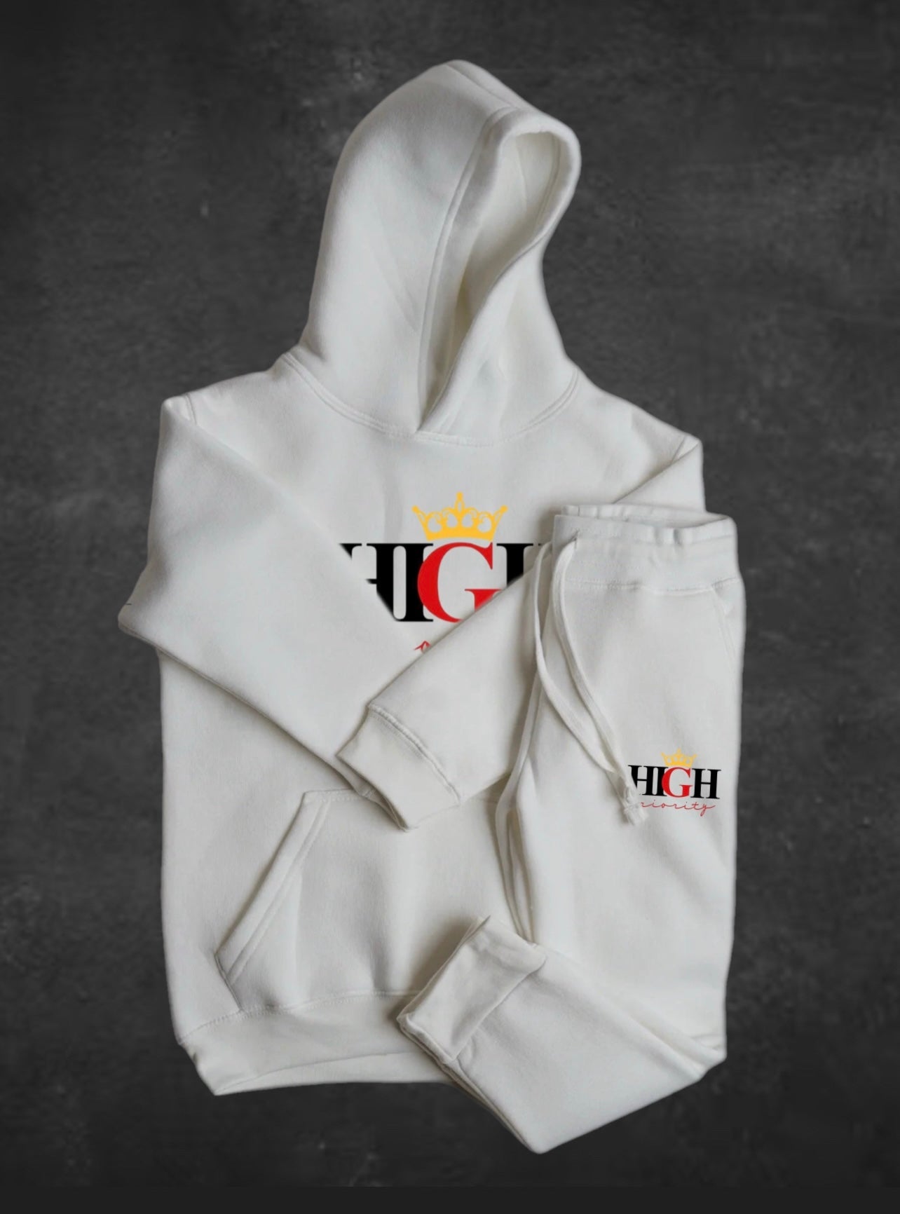 Kid Signature Sweatsuit-White