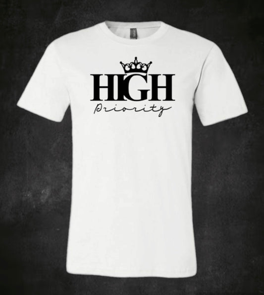 White Tee Black