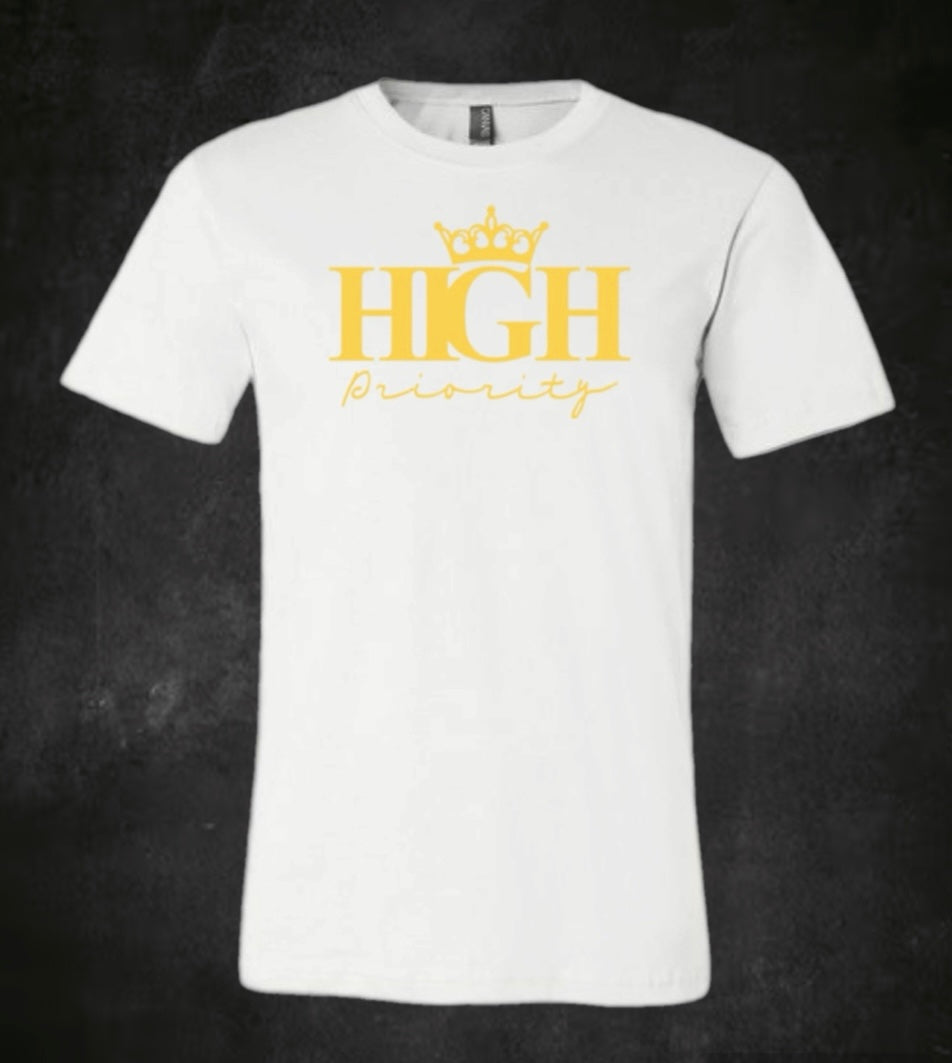 White Tee Golden