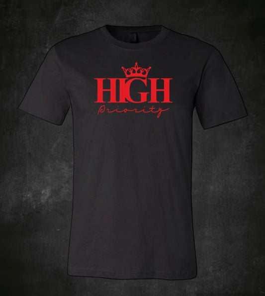 Black Tee Red