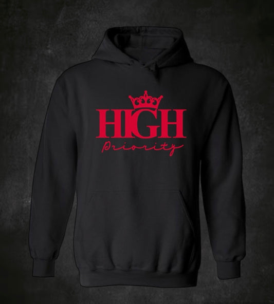 Black Hoodie Red