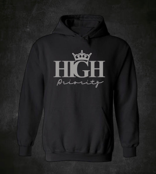 Black Hoodie Grey