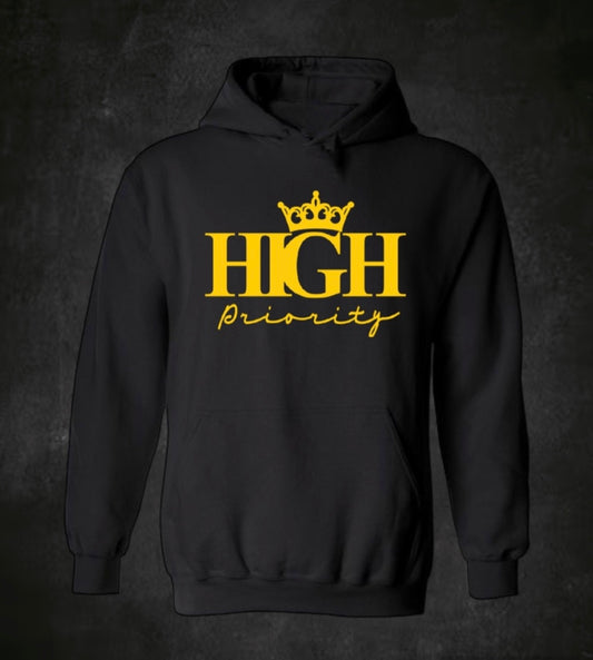 Black Hoodie Golden